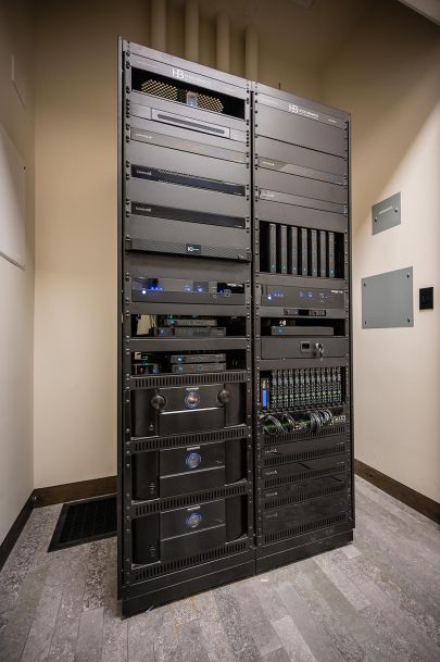 Audio / Video control center rack